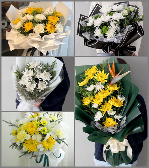 贵州贵阳开阳县冯三镇毛力村白事花束代送